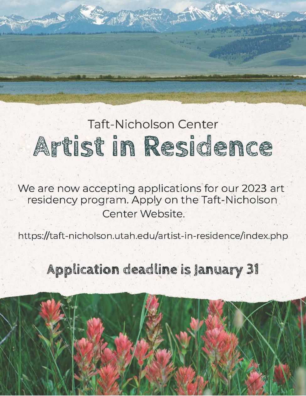 Tast-Nicholson Center Artist in Residence